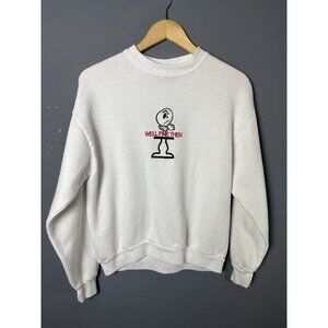 Vintage 90s Lee Adult Womens Size M White Crewnec… - image 1